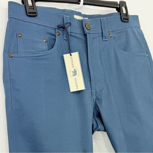 Onward Reserve Blue Five Pocket Stretch Business Casual Pants - Picture 9 of 16